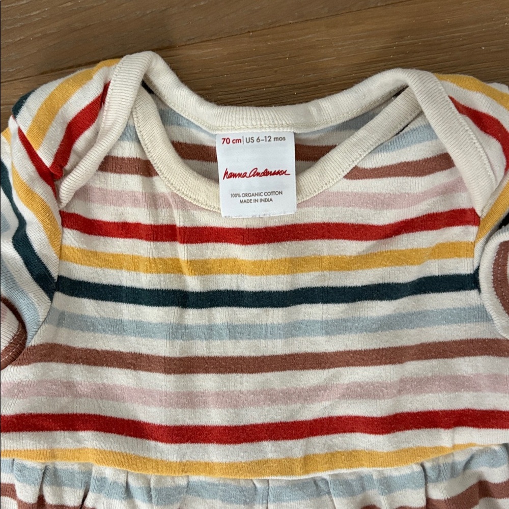 Hanna Andersson Colorful Striped Baby Outfit Set - Picture 2 of 6